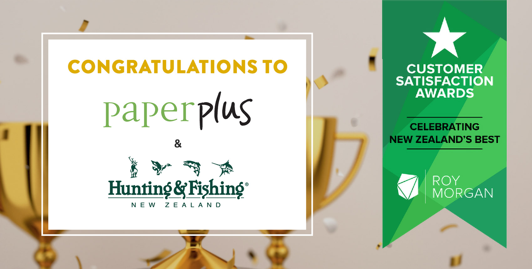 Defending the Title: Tranxactor congratulates Paper Plus and Hunting & Fishing on 2026 Roy Morgan Success!